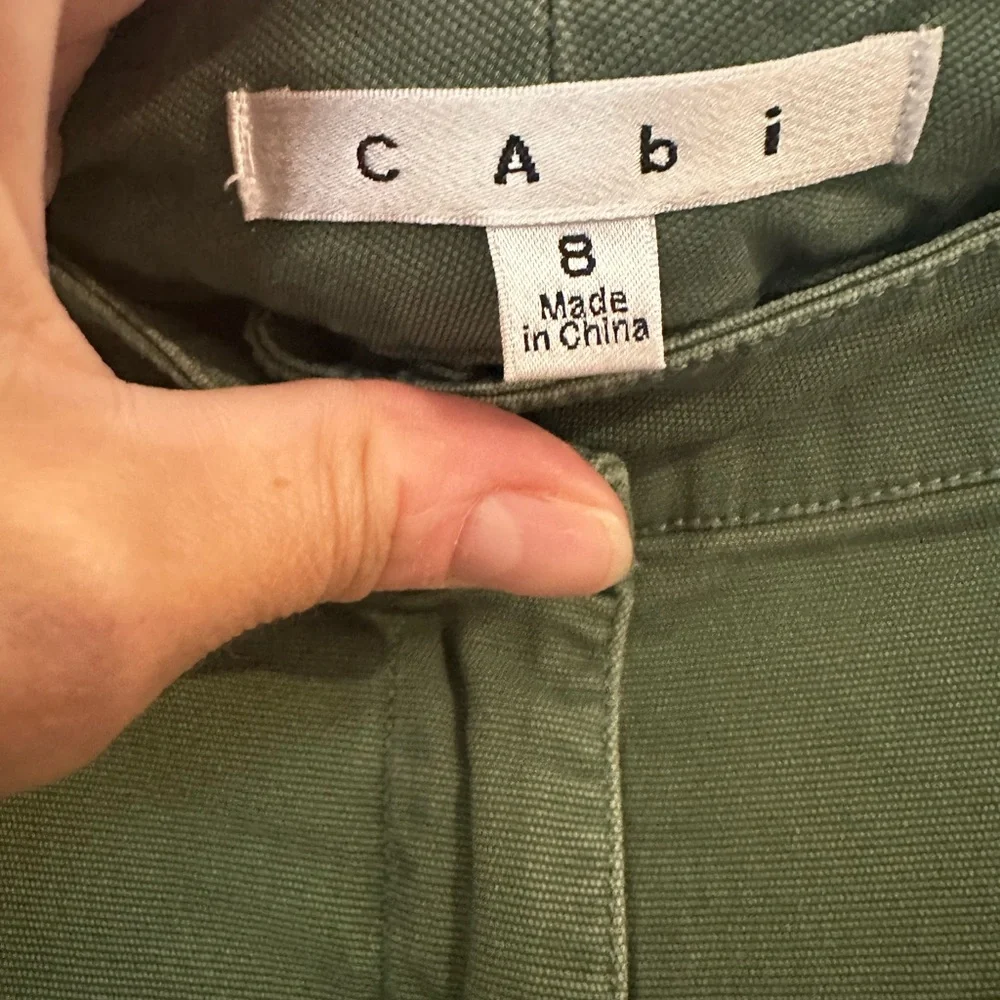 CAbi Olive Trousers - Picture 4 of 6